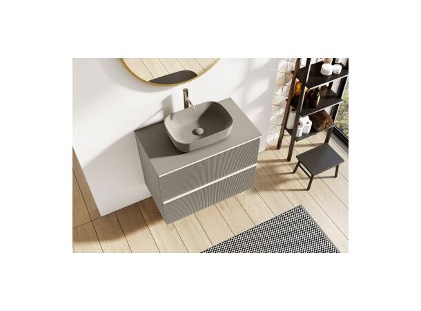 Bunnventil  push-open Fume matt - Porselen