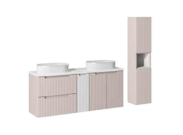 Møbelpakke NOVA CASHMERE 140 140x39x57 - 2 Skuffer/ 3 dør
