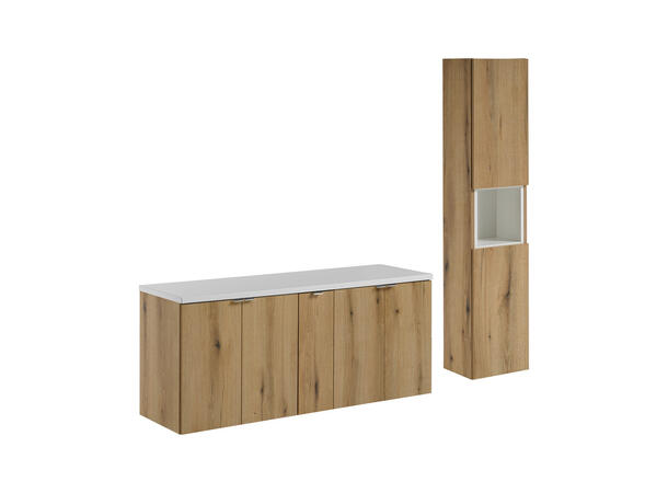 Møbelpakke NOVA OAK 140 140x39x57 -m/5 dør