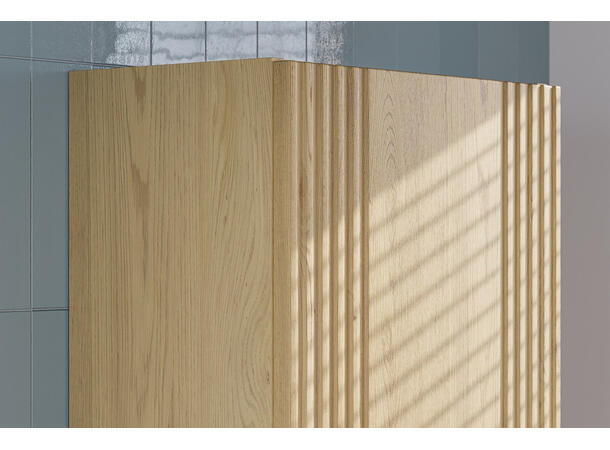 Møbelpakke OVALIA CREMONA 100 100x46x57 - 2 Skuffer - Eik Cremona