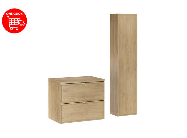 Møbelpakke TERRA CREMONA 60 60x46x45 -  2 Skuffer - Eik Cremona