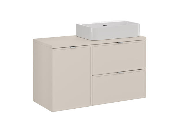 Møbelpakke  BELLA CASHMERE 100 100x46x57 2 Skuffer/1 dør