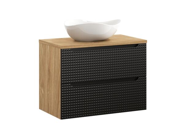 Møbelpakke  LUXOR BLACK  80 80x46x57 - 2 Skuffer
