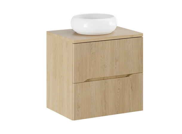 Møbelpakke  NORDIC CREMONA 60 60x46x57 - 2 Skuffer - Lys eik