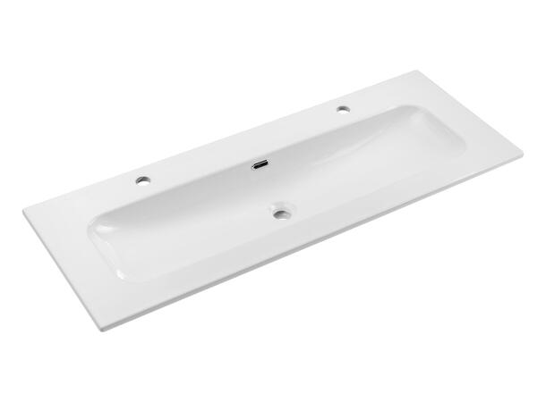 Møbelservant FLY 120 DP 2 121x15x46 cm - Hvit
