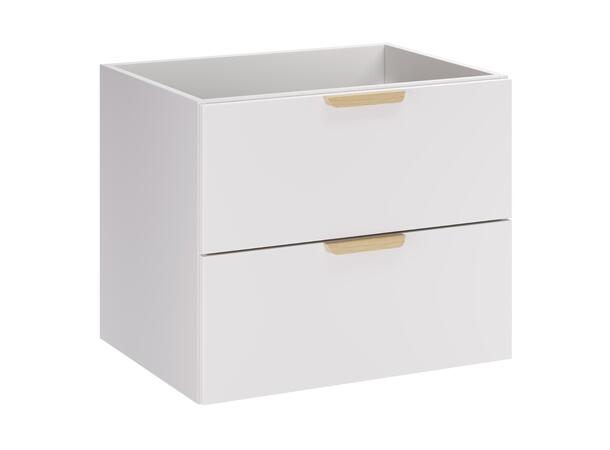 Servantskap ASTER WHITE  60 60x46x50 -  2 Skuffer