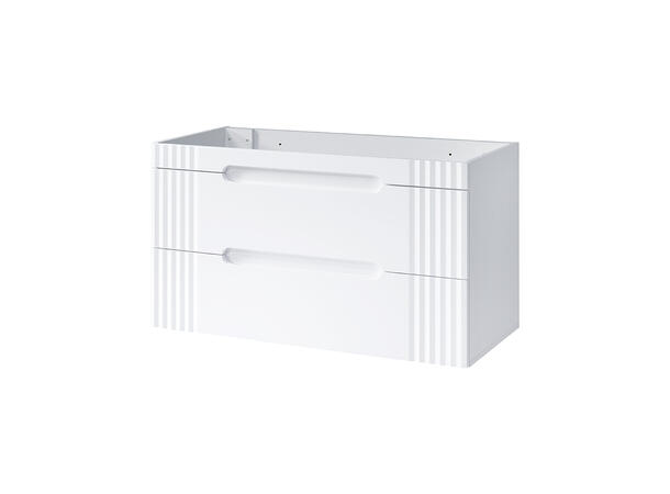 Servantskap FIJI WHITE 120 cm 120x46x62 -  2 Skuffer