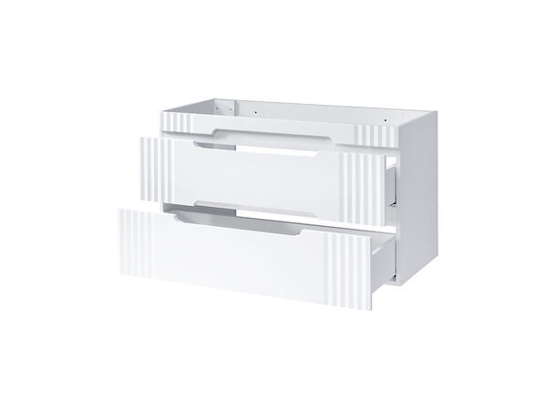 Servantskap FIJI WHITE 120 cm 120x46x62 -  2 Skuffer