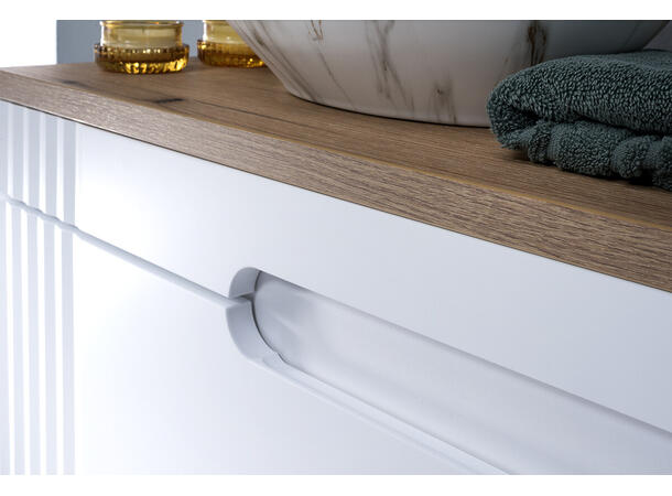Servantskap FIJI WHITE 120 cm 120x46x62 -  2 Skuffer