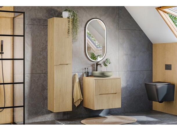 Servantskap NORDIC CREMONA 60 60x46x57 -  2 Skuffer - Lys eik