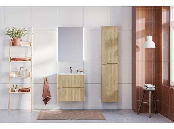 Servantskap NORDIC CREMONA 60 60x46x57 -  2 Skuffer - Lys eik