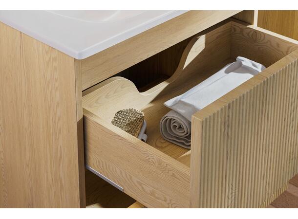 Servantskap NORDIC CREMONA 60 60x46x57 -  2 Skuffer - Lys eik