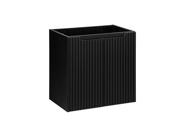 Servantskap NOVA BLACK  60 cm 60x39x57 m/2 dør
