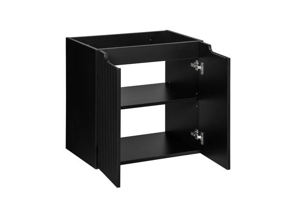 Servantskap NOVA BLACK  60 cm 60x39x57 m/2 dør