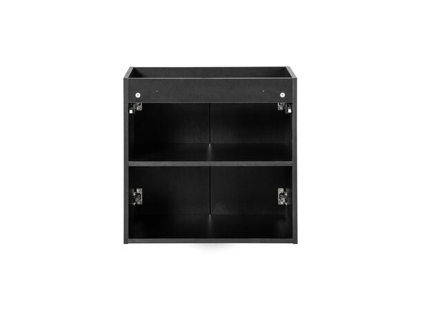 Servantskap NOVA BLACK  60 cm 60x39x57 m/2 dør