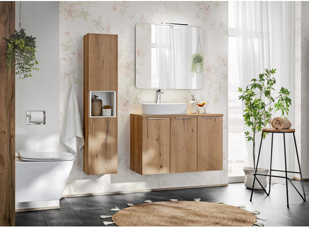 Servantskap NOVA OAK  60 cm 60x39x57 m/2 dør