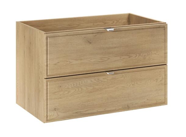 Servantskap TERRA Cremona  80 cm 80x46x50 - 2 Skuffer Eik Cremona