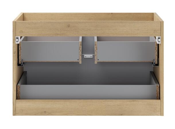 Servantskap TERRA Cremona  80 cm 80x46x50 - 2 Skuffer Eik Cremona