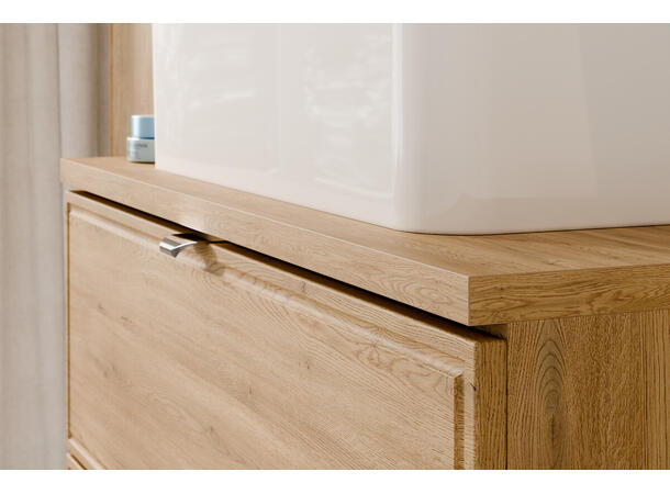 Servantskap TERRA Cremona  80 cm 80x46x50 - 2 Skuffer Eik Cremona