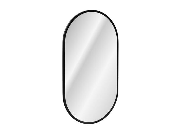 Speil LED APOLLO 2 Svart matt 50x90x1 - Bakgrunnslys