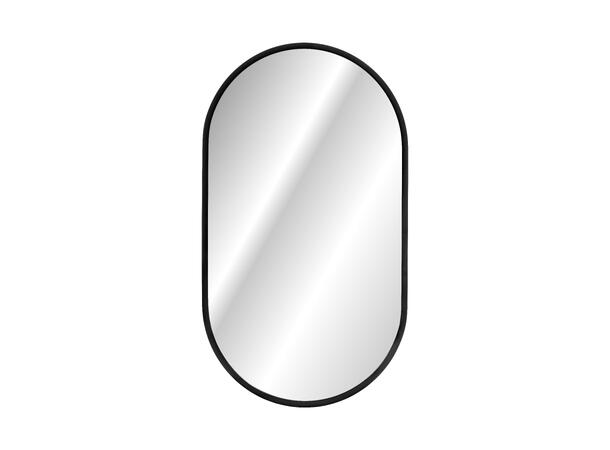 Speil LED APOLLO 2 Svart matt 50x90x1 - Bakgrunnslys