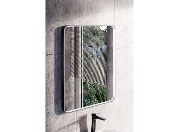 Speil L VEGA  LU LED 65 65x80 -  m/ ramme