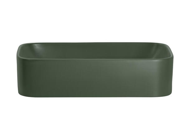 Toppmontert Servant KAMA GREEN 60 61x15x38 cm -  Grønn matt