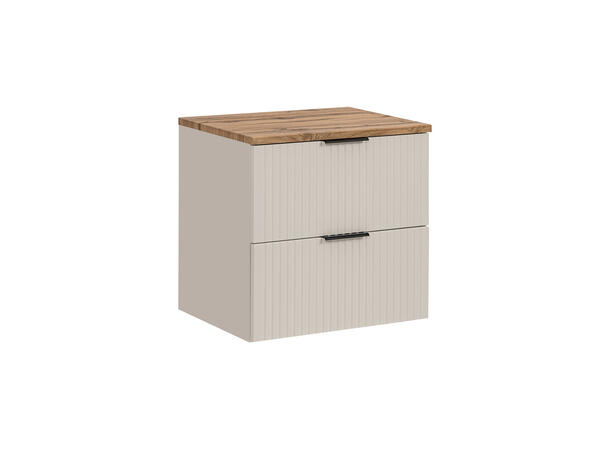 Underskap m/benkeplate ADEL CASHMERE 60 60x46x57 - 2 Skuffer
