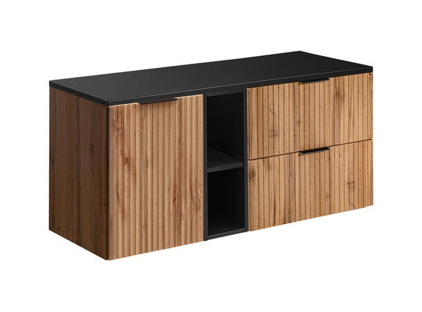 Underskap m/benkeplate ADEL OAK 120 120x46x57 - 2 Skuffer/1 dør