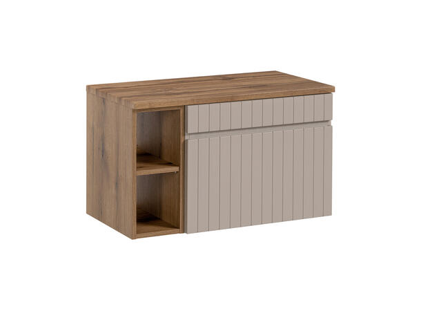 Underskap m/benkeplate ICONIC CASHMERE 80x46x45- 1 Skuff