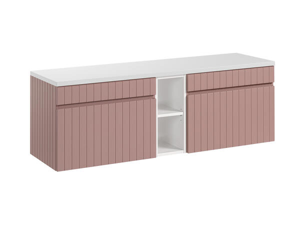 Underskap m/benkeplate ICONIC ROSE 140 140x46x45- 2 Skuffer