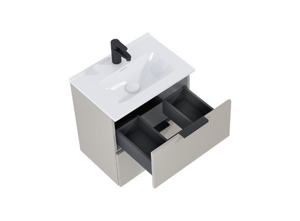 Underskap m/servant  50 cm 51x36x55 - beige matt