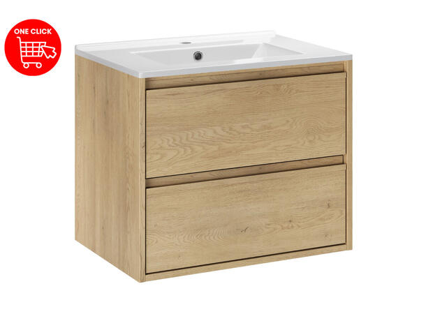 Underskap med servant VIOLA CREMON 60 cm 60x46x50 - 2 Skuffer