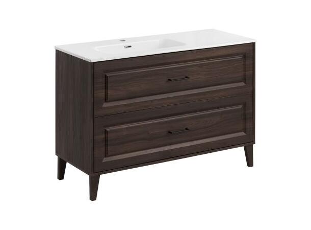 Underskap med servant  Mørkdal - 120 cm 120x46x82 - 2 Skuffer Ristretto Eik
