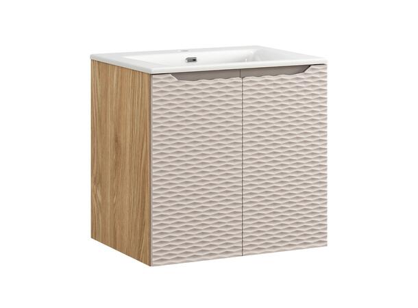 Underskap med servant  OCEAN BEIGE 60 60x46x57 m/2 dør