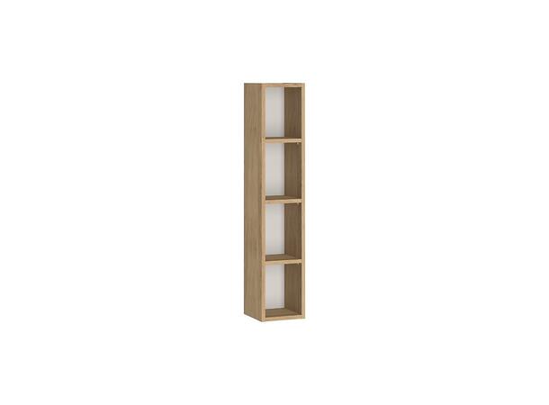 Åpent overskap FRI FORM LIVA Eik 20 20x20x100 -  2 dører / 3 hyller