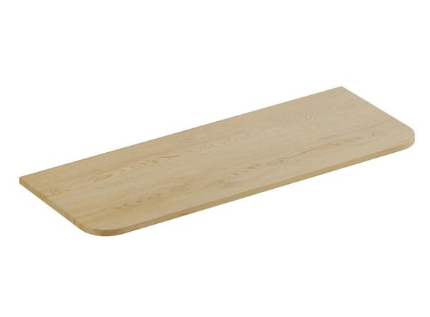 Benkeplate OVALIA CREMONA 120 cm 120x2,2x46 - Eik Cremona