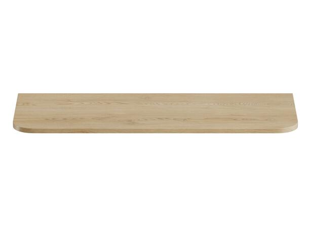 Benkeplate OVALIA CREMONA 120 cm 120x2,2x46 - Eik Cremona