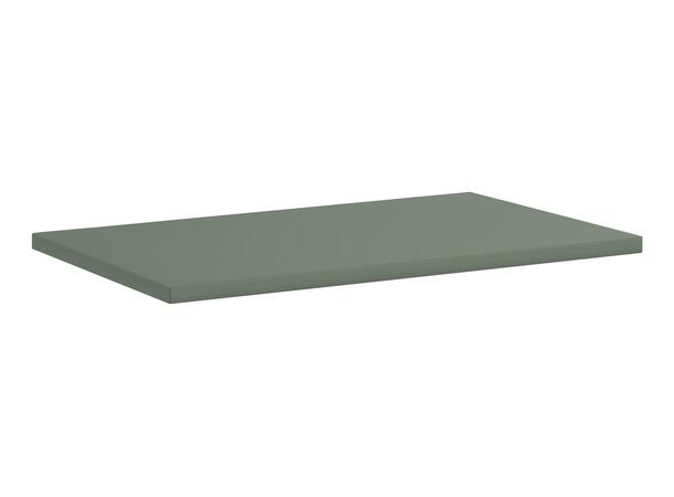 Benkeplate SKOGSGRØNN 80 cm 80x2,5x46 - Sivgrønn