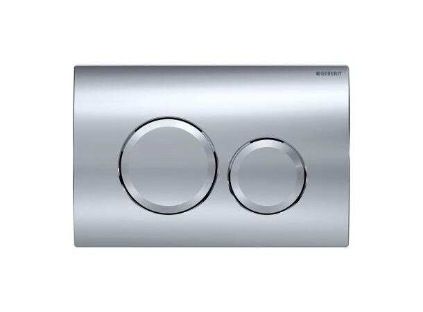 Betjeningsplate Geberit Delta20 Krom