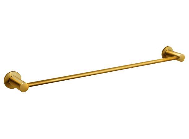 Håndklestang SMILE 450 mm – Børstet gull