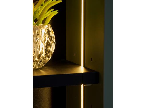 Høyskap SKOGSGRØNN H = 172 cm  -  LED-belysning