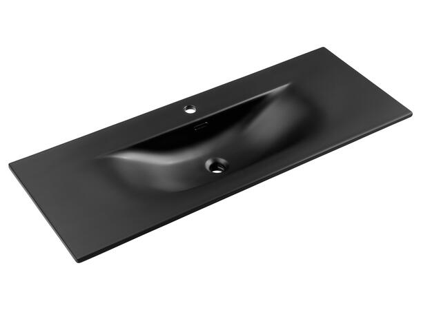 Møbelservant SKY 1 BLACK MATT 120 DP 121x17x46  cm - Svart matt