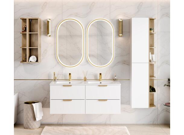 Møbelpakke Aster White 120 120x46x50- Alt i én pakke!