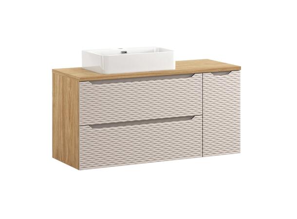 Møbelpakke OCEAN BEIGE  120 120x46x57 2 Skuffer/1 dør