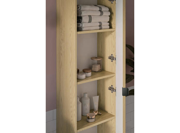 Møbelpakke OVALIA CREMONA 80 80x46x57 - 2 Skuffer - Eik Cremona