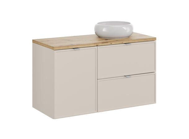 Møbelpakke  BELLA CASHMERE 100 100x46x57 2 Skuffer/1 dør