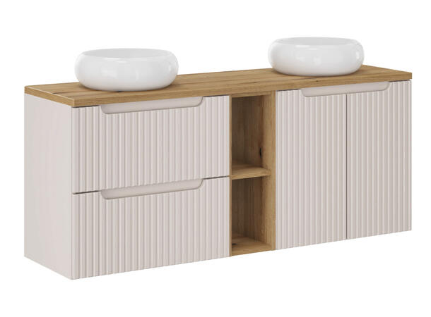 Møbelpakke  NOVA CASHMERE 140 140x39x57- 2 Skuffer/ 2 dør