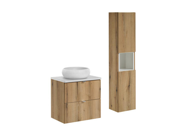 Møbelpakke  NOVA OAK 60 cm 60x39x57- 2 Skuffer