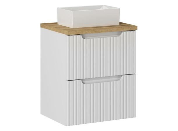 Møbelpakke  NOVA WHITE 50 cm 50x39x57- 2 Skuffer